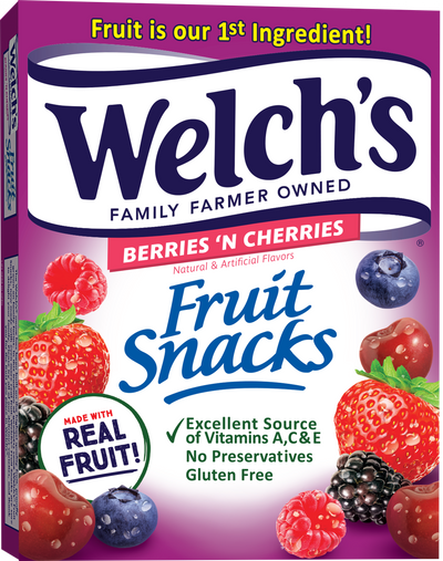 WELCHS FRUIT SNK BRY N CHRY [616 g]