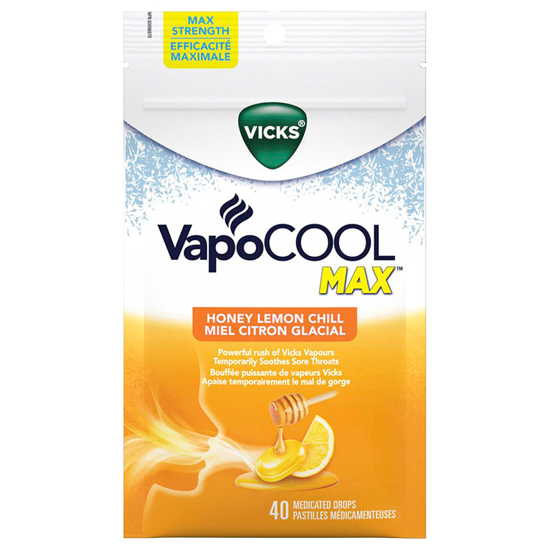 VICKS HONEY LEMON DROPS [40 ea]