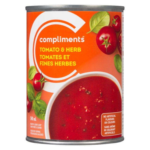 COMP SOUP TOMATO HERBS 540ml