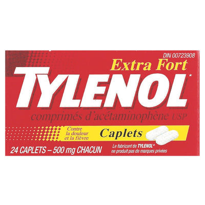 TYLENOL EXTRA STRENGTH CAPLET [24 CP]