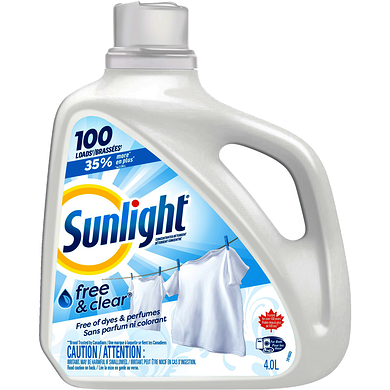 SUNLGHT FREE & CLR DETRNT 4L