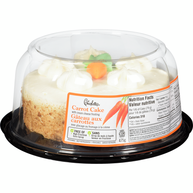 CHARLOTTE CAKE CARROT W/CRM CH [475 g]