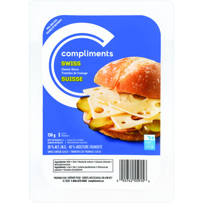 COMP SWISS CHEESE SLICES [150 g]
