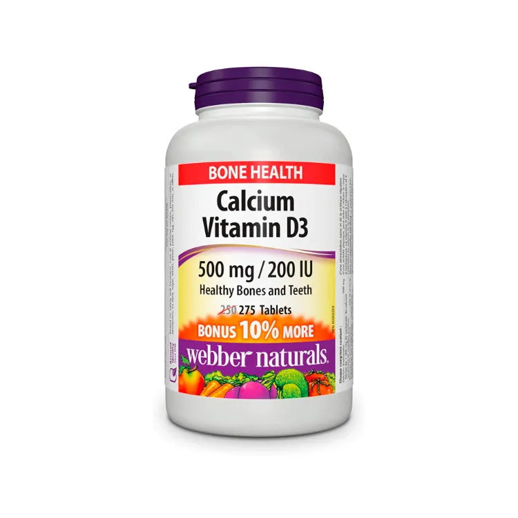 WEB CAL W/D3 500MG/200IU TAB 2 [275 ea]