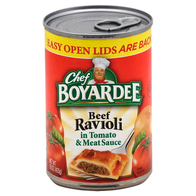 CHEF/BOY BEEF RAVIOLI 425G [425 GM]