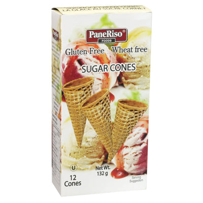 PAN RISO GLUT/FREE SUGAR CONES [132 g]