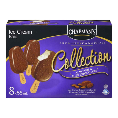 CHAP ALMOND CHOCOLATE BARS [8 ea]