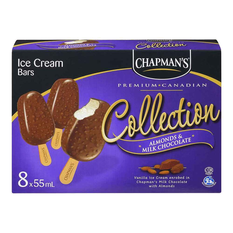 CHAP ALMOND CHOCOLATE BARS [8 ea]