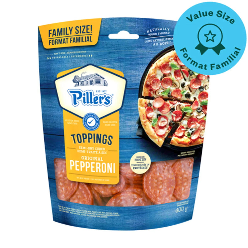 PILLERS TOPPINGS PEPPERONI [400 g]