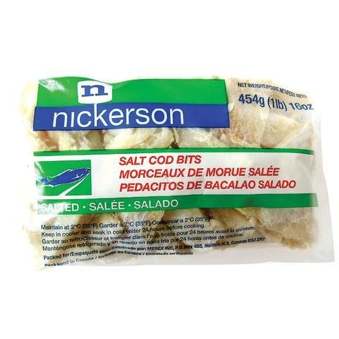 NICKERSON SALT COD BITS [454 g]