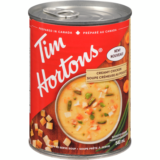 TIM HORTN SOUP CRMY CHICKEN [540 ml]
