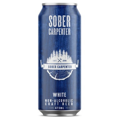 SOBER CARPNTR BEER WHITE 473ml