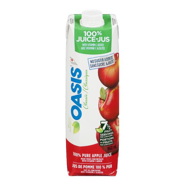 OASIS APPLE JUICE +DEP [960 ml]