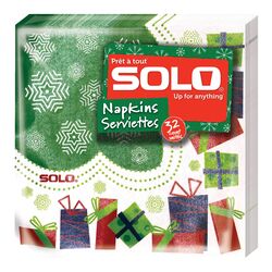 SOLO NAPKINS CHRISTMAS 32s [32 ea]