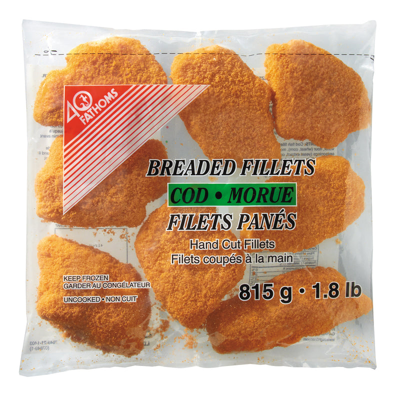 40 FATHOM BREADED COD FILLETS [815 g]