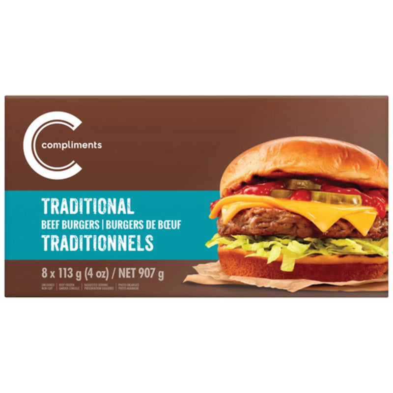 COMP TRAD BEEF BURGERS [785 g]
