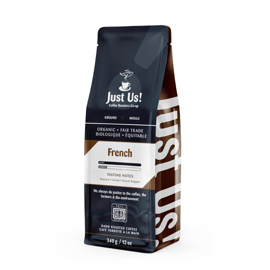 JUST US FRENCH ROAST GROUND [340 g]