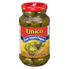 UNICO GREEN JALAPENO PEPPERS [375 ml]