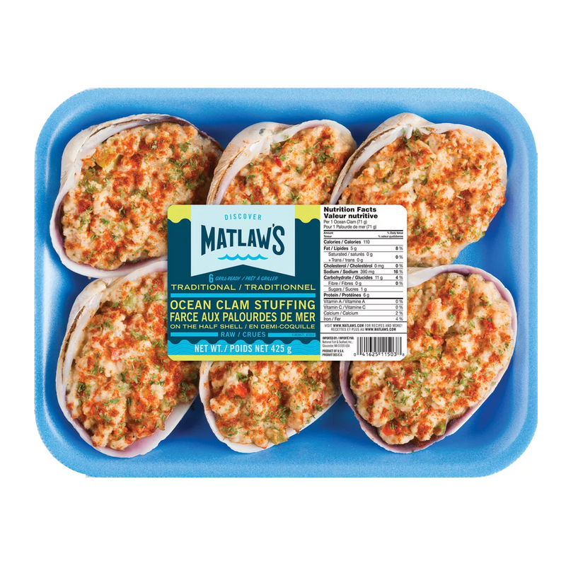 MATLAW STUFF CLAMS IN SHELL [425 g]