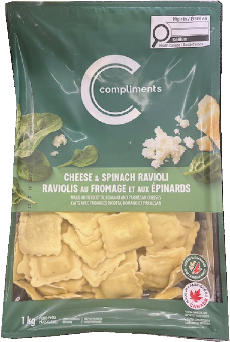 COMP RAVIOLI CHEESE & SPINACH [1 kg]