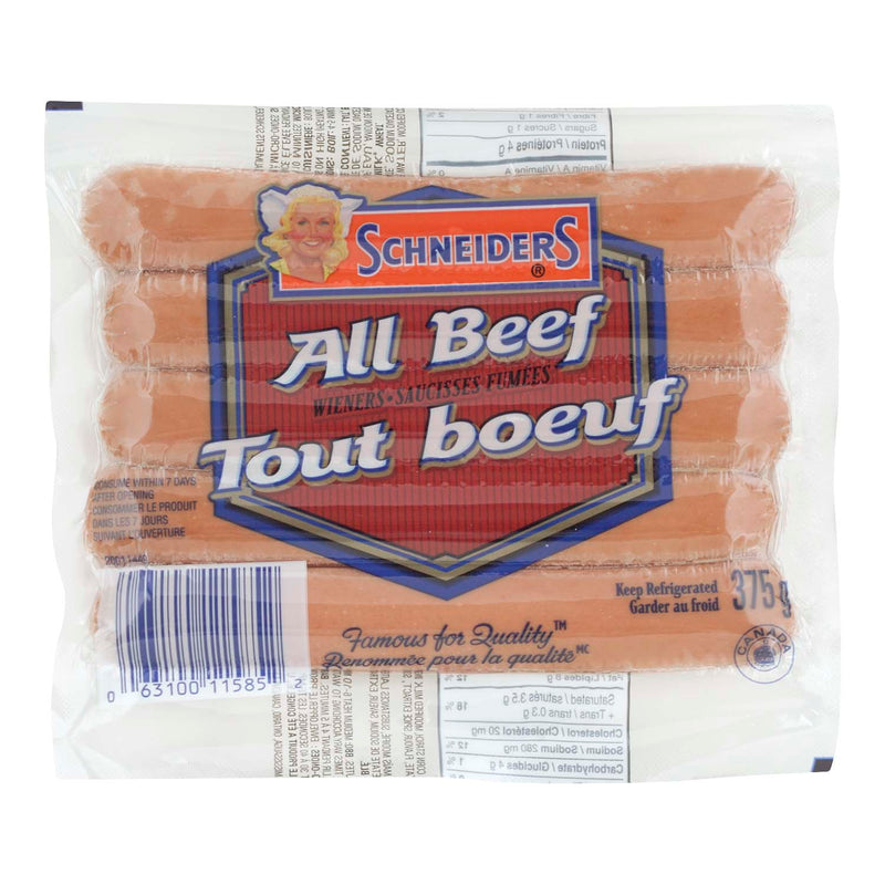 SCHNEIDERS ALL BEEF WIENERS [450 g]