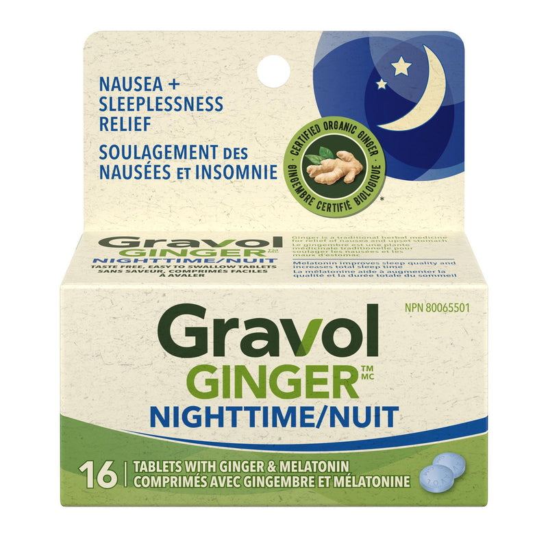 GRAVOL GINGER NIGHT TIME [16 ea]