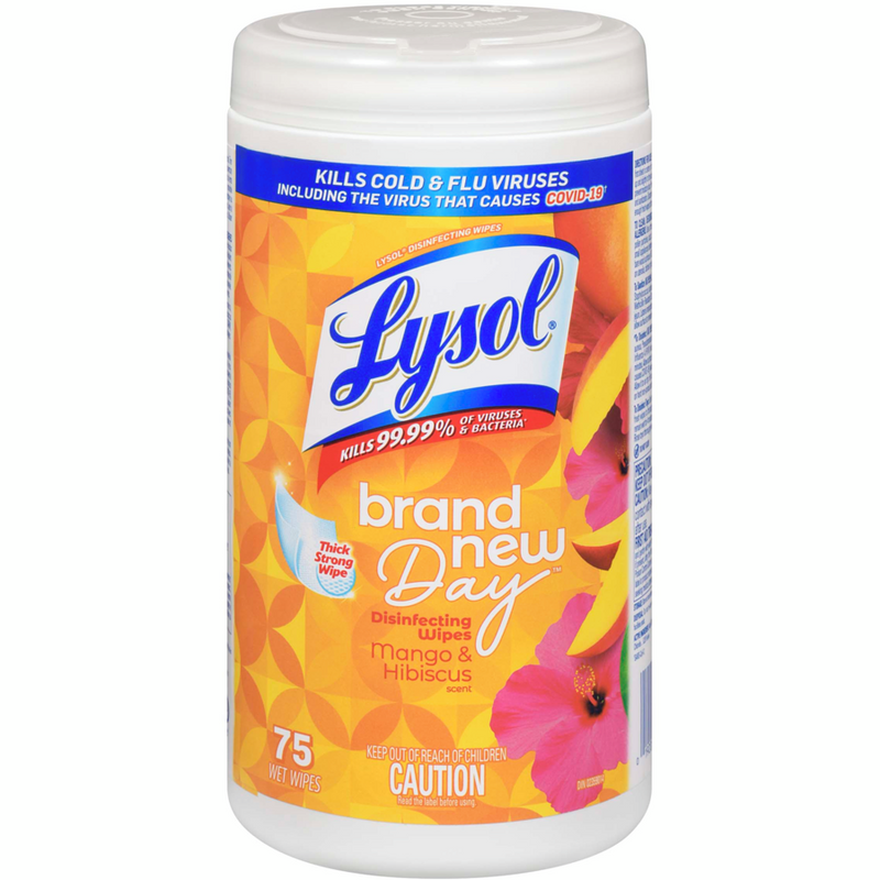 LYSOL WIPES MANGO HIBISCUS 75s [75 ea]