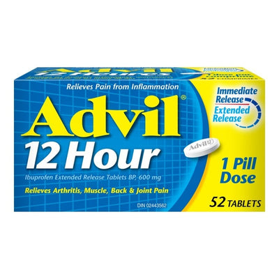 ADVIL 12HR 600MG  52S [52 pcs]
