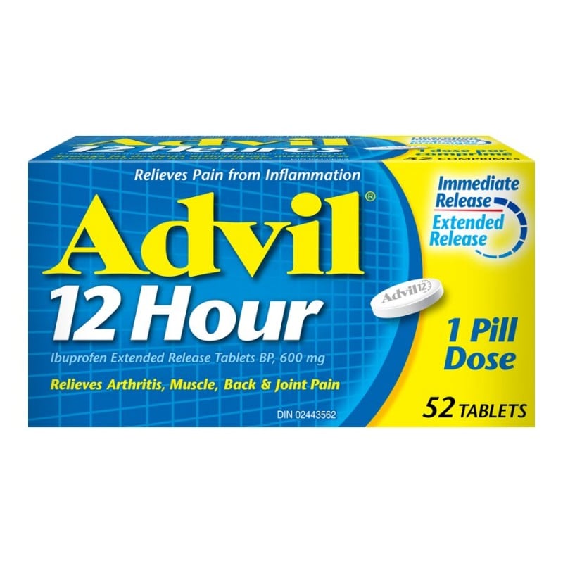 ADVIL 12HR 600MG  52S [52 pcs]