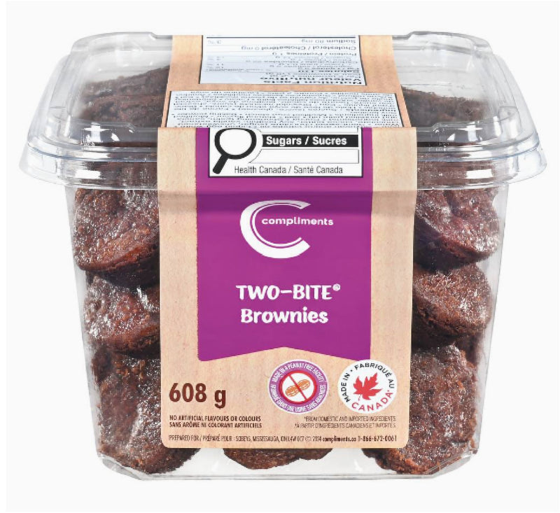 COMP TWO-BITE BROWNIES [608 g]
