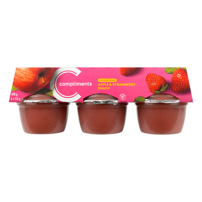 COMP APPLE STRAWBRY SNACK 6PK [6 ea]