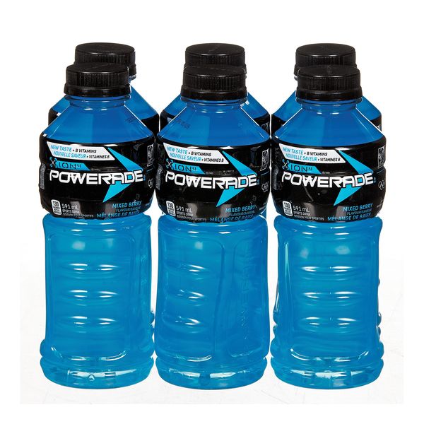 POWERADE 6PK MIXED BERRY +dep [6 ea]
