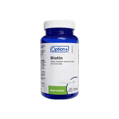 OPTION+ BIOTINE 500mcg 60s [60 ea]
