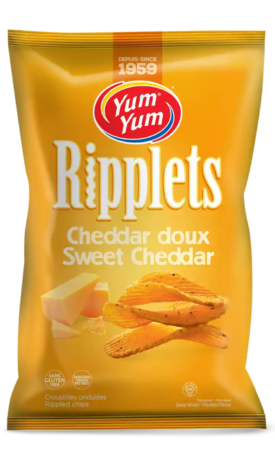 YUM YUM CHIPS SWEET CHEDDAR [200 g]
