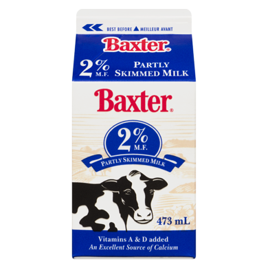 BAXTERS 2% MILK [473 ml]