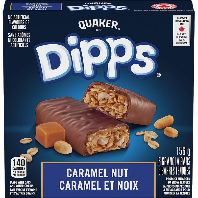 QUAKR DIPPS CARAMEL NUT 5pk [156 g]