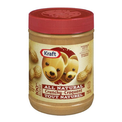 KRAFT NAT CRNCY P/BUTTER 750G
