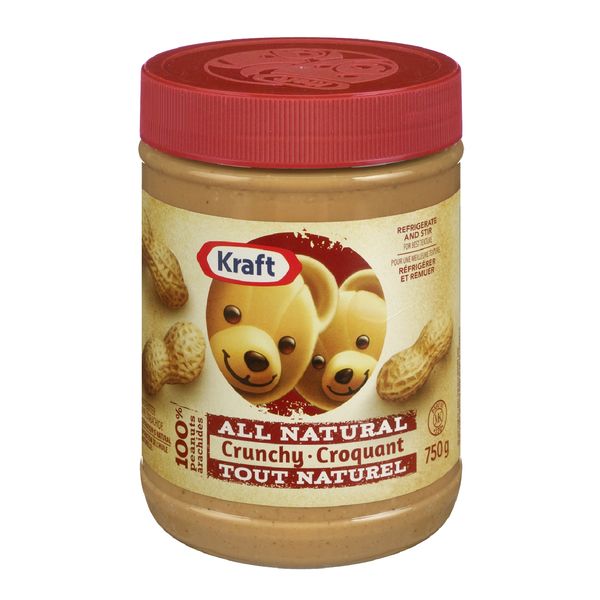 KRAFT NAT CRNCY P/BUTTER 750G
