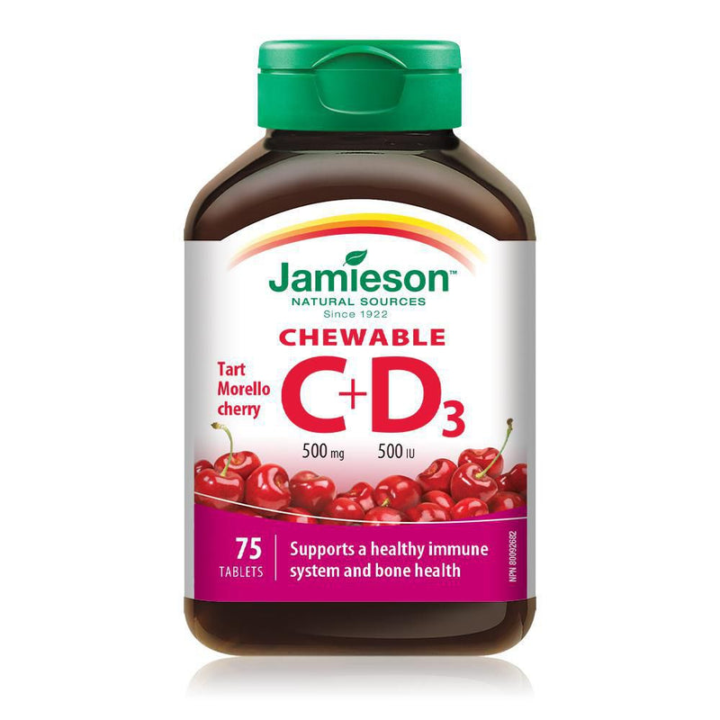 JAMIESON VIT C W/VIT D CHEW 75 [75 pcs]