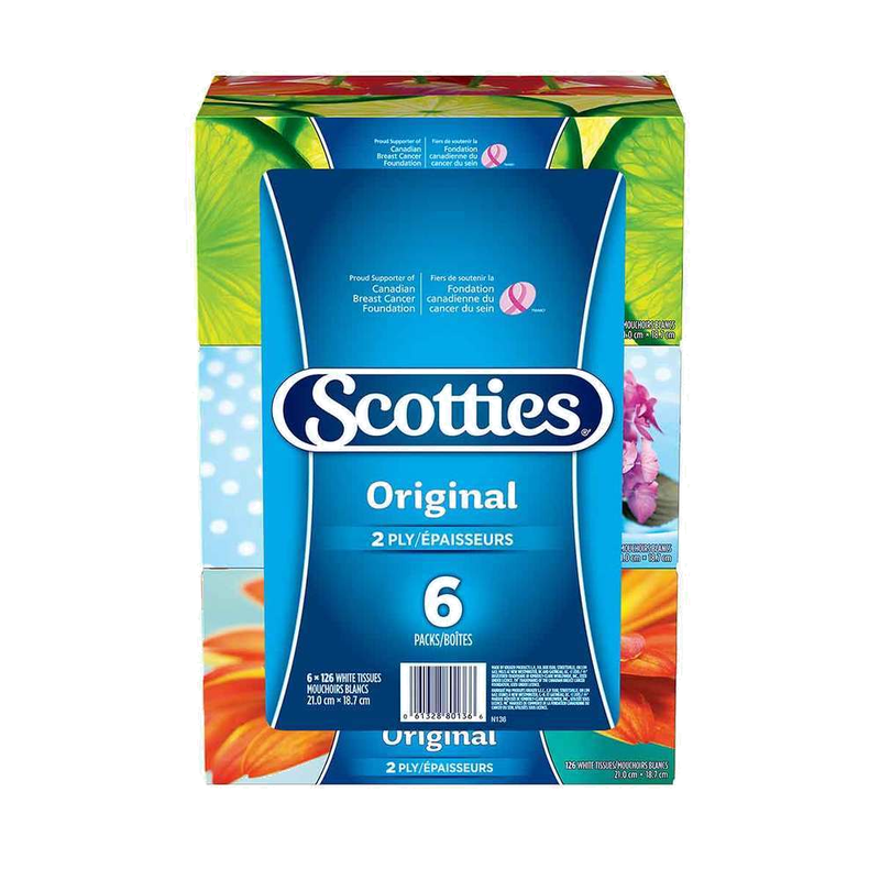 SCOTTIES 2 PLY FAC TIS MULTI P [6 ea]