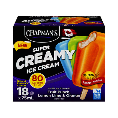 CHAPMAN SUPER CREAMY ICE CREAM [18 pkg]