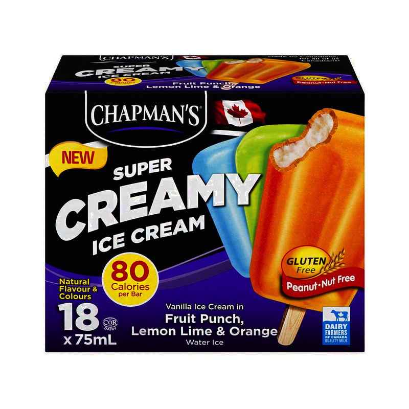 CHAPMAN SUPER CREAMY ICE CREAM [18 pkg]