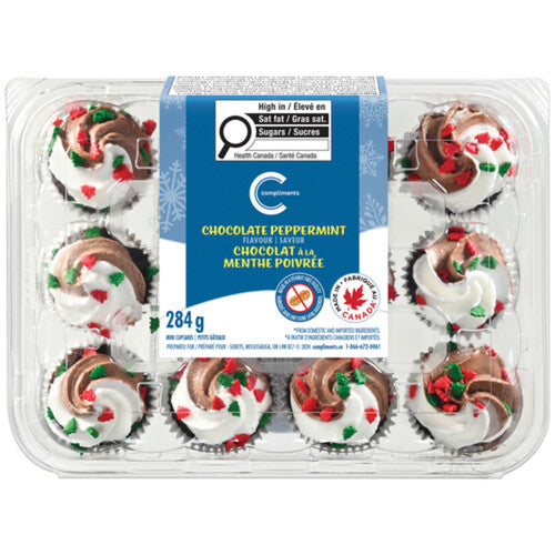 COMP CHOC PPRMNT MINI CUPCAKES [284 g]