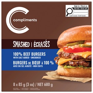 COMPLIMENTS SMASHED BURGER [680 g]