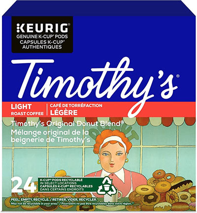 TIMOTHY ORGNL DONUT BLEND KCUP [24 ea]