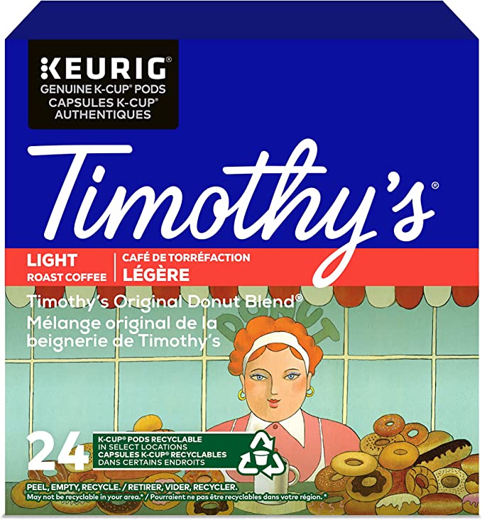 TIMOTHY ORGNL DONUT BLEND KCUP [24 ea]