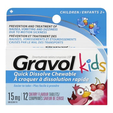 GRAVOL KIDS 15MG [90 CAP]