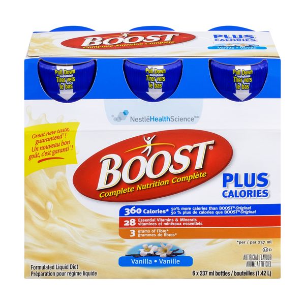 BOOST VANILLA PLUS CAL 6x237ml [6 ea]